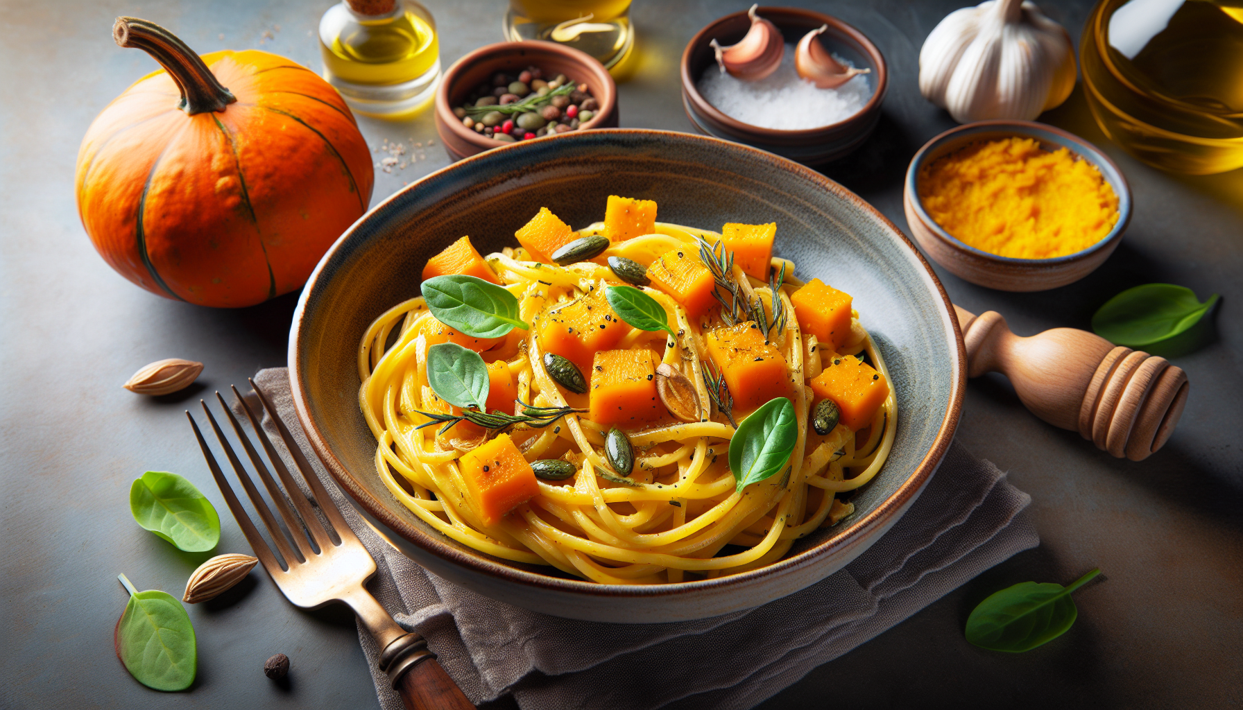 pasta con la zucca